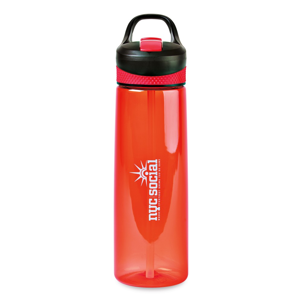 Customized All-Star Sports Bottle - 29 Oz. - Sport Red