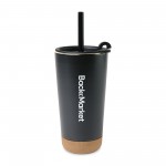 Valo Ceramic To-Go Cup - 18 Oz. - Black with Logo