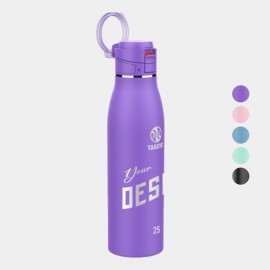 25 oz Takeya Stainless Steel Insulated Traveler Coffee Bottle with Logo
