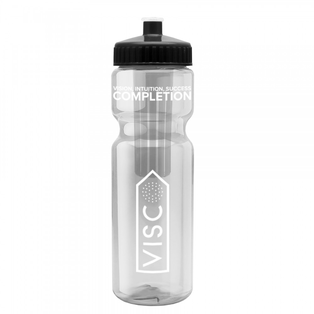 28 Oz. Infuser Sports Bottle w/Push-Pull Lid with Logo 28 Oz. Infuser Sports Bottle w/Push-Pull Lid with Logo
