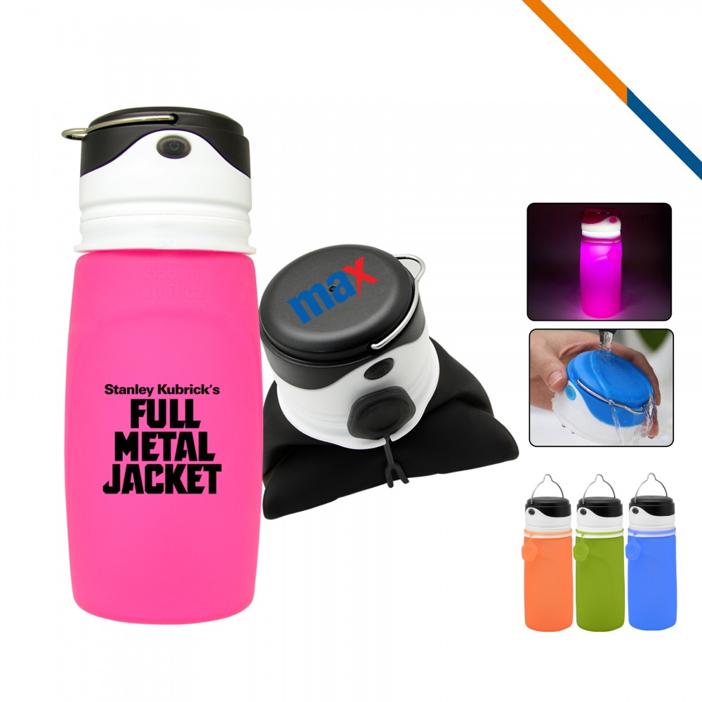 Promotional Firefly Foldable Water Bottle