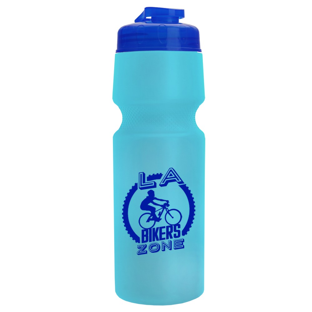 24 Oz. The Venture Bike Bottle w/Usa Flip Lid with Logo