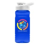20 Oz. Upcycle Rpet Bottle w/Drink-Thru Lid - Digital with Logo