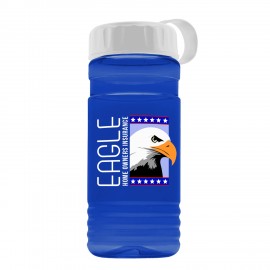 Promotional 20 Oz. Upcycle Rpet Bottle w/Tethered Lid