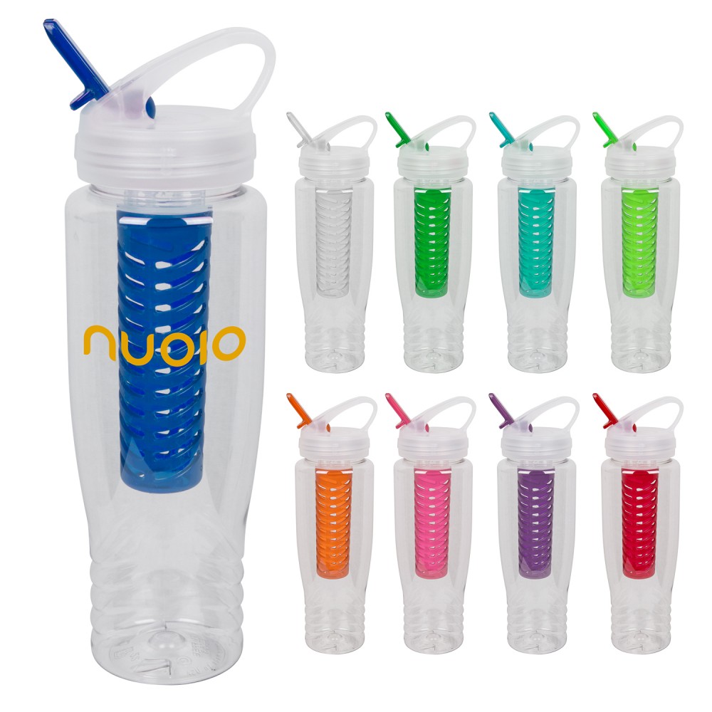 28 oz Polyclean Color Fusion Bottle with Logo