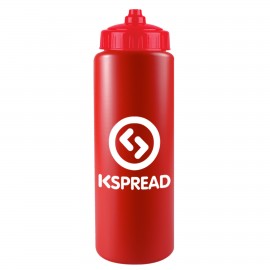 32 Oz. The Sports Quart Bottle w/Valve Lid with Logo