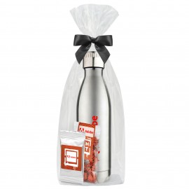 Promotional Promo Revolution - 17 Oz. Dual Wall Vacuum Sealed Water Bottle Gift Set  Promotional Promo Revolution - 17 Oz. Dual Wall Vacuum Sealed Water Bottle Gift Set