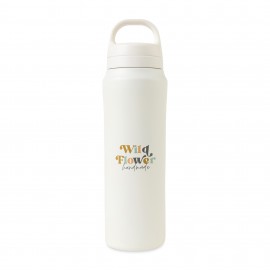 Custom Aviana Rowan Recycled Water Bottle - 16 Oz. - Marshmallow