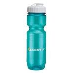 26 Oz Translucent Jogger Bottle w/ Flip Top Lid with Logo
