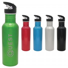 27 Oz. Aluminum Hiker Collection Water Bottle - Laser Etched with Logo