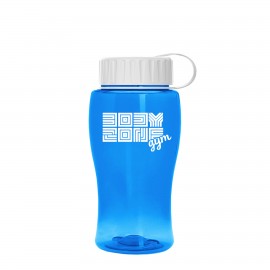 Custom 18 Oz. Poly Pure Junior Sports Bottle w/Tethered Lid  Custom 18 Oz. Poly Pure Junior Sports Bottle w/Tethered Lid