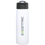 Logo Branded 24 oz h2go Hydra (White)