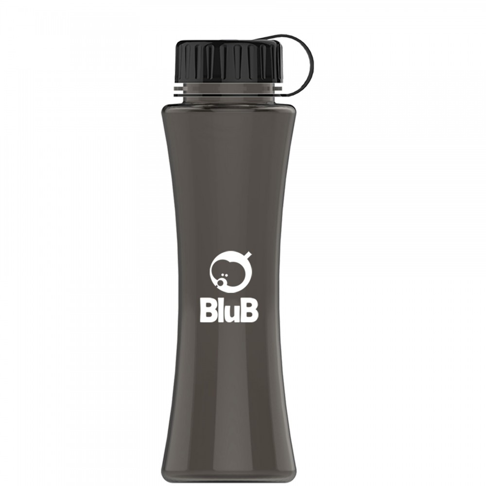17 Oz. The Curve Sports Bottle w/Tethered Lid with Logo 17 Oz. The Curve Sports Bottle w/Tethered Lid with Logo