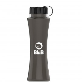 17 Oz. The Curve Sports Bottle w/Tethered Lid with Logo  17 Oz. The Curve Sports Bottle w/Tethered Lid with Logo