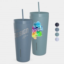 25 oz Hydrapeak Stainless Steel Insulated Tumbler w/ Lid and Straw with Logo