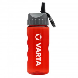 Personalized 22 Oz. Transparent Mini Mountain Sports Bottle - Flip Straw Lid