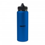 Promotional Jett Aluminum Straw Lid Hydration Bottle - 32 Oz. - Sport Blue