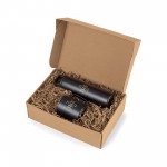 MiiR Wide Mouth Bottle & Camp Cup Gift Set - Black Powder with Logo