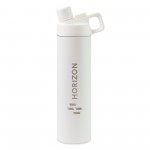 Custom MiiR Vacuum Insulated Wide Mouth Hatchback Chug Lid Bottle - 20 Oz. - White Powder