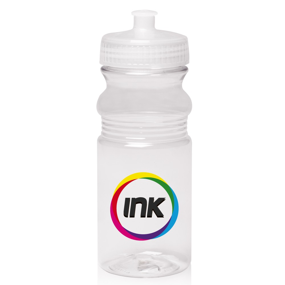 Personalized Push Cap Bike Water Bottles 20 oz
