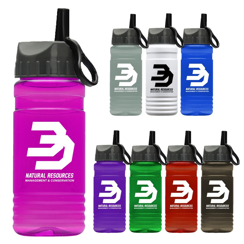 20 Oz. Upcycle Rpet Bottle w/Straw Ring Lid with Logo 20 Oz. Upcycle Rpet Bottle w/Straw Ring Lid with Logo