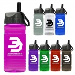 20 Oz. Upcycle Rpet Bottle w/Straw Ring Lid with Logo