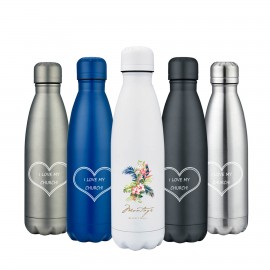 Custom 17 oz. Stainless steel double wall swig water bottle