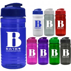 20 Oz. Upcycle Rpet Bottle w/Usa Flip Top Lid with Logo