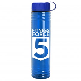 32 Oz. The Adventure Transparent Bottle w/Tethered Lid (Made w/Tritan Renew) with Logo