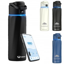 WaterH 32 oz Smart Water Bottle with Logo