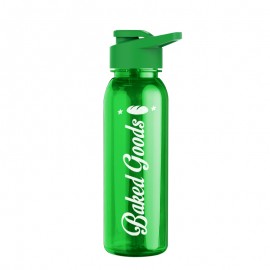 24 Oz. Outdoorsman Transparent Bottle w/Snap Lid with Logo