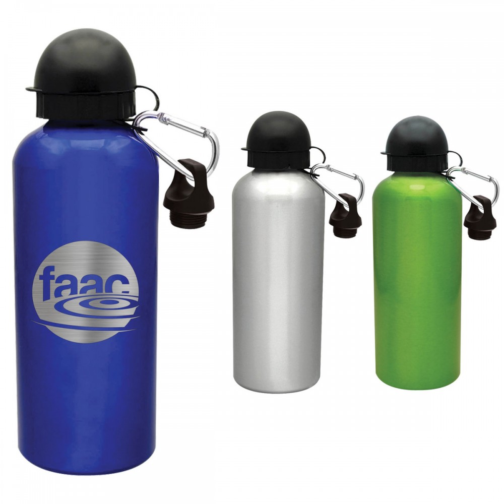 Custom 20 Oz. Aluminum Cyclist Collection Water Bottle - Laser Etched