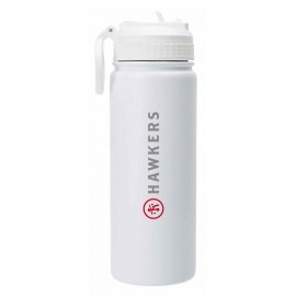 18 Oz. The Travelor Stainless Steel Vacuum Bottle with Logo