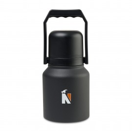 Heritage Supply Pro Thermos Bottle - 44 Oz. - Black with Logo  Heritage Supply Pro Thermos Bottle - 44 Oz. - Black with Logo