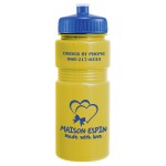 Customized 20 Oz. Recreation Bottle w/ Push Pull Lid - Solid Colors