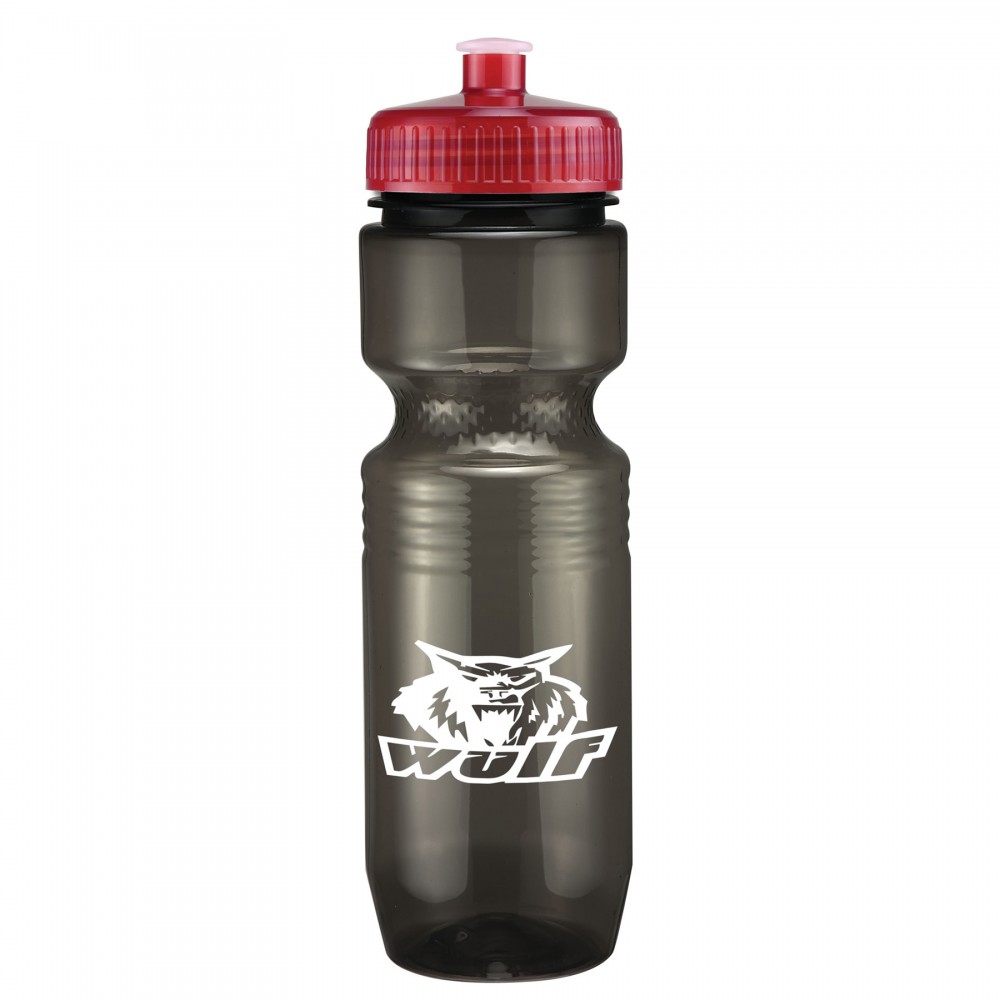 26 Oz. Translucent Jogger Bottle w/ Push Pull Lid with Logo 26 Oz. Translucent Jogger Bottle w/ Push Pull Lid with Logo