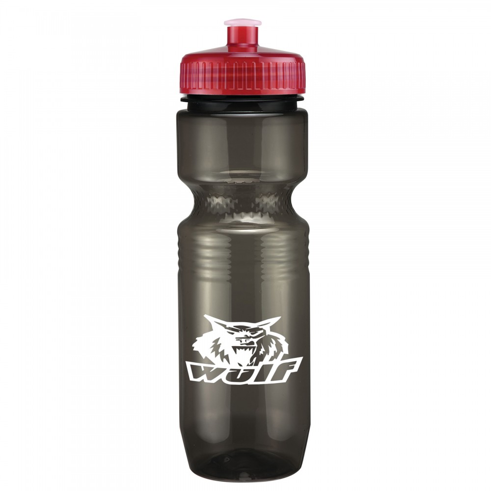 Custom 26 Oz. Translucent Jogger Bottle w/ Push Pull Lid