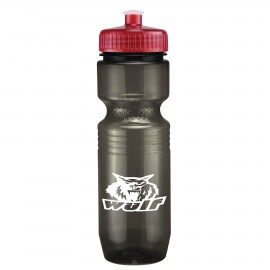 26 Oz. Translucent Jogger Bottle w/ Push Pull Lid with Logo