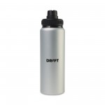 Customized Jett Aluminum Chug Lid Hydration Bottle - 32 Oz. - Silver