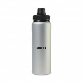 Customized Jett Aluminum Chug Lid Hydration Bottle - 32 Oz. - Silver