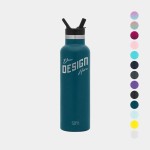 Customized 20 oz Simple Modern Stainless Steel Insulated Ascent Water Bottle w/ Straw Lid