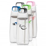 Accent Cube Water Bottles with Straw 27 oz with Logo