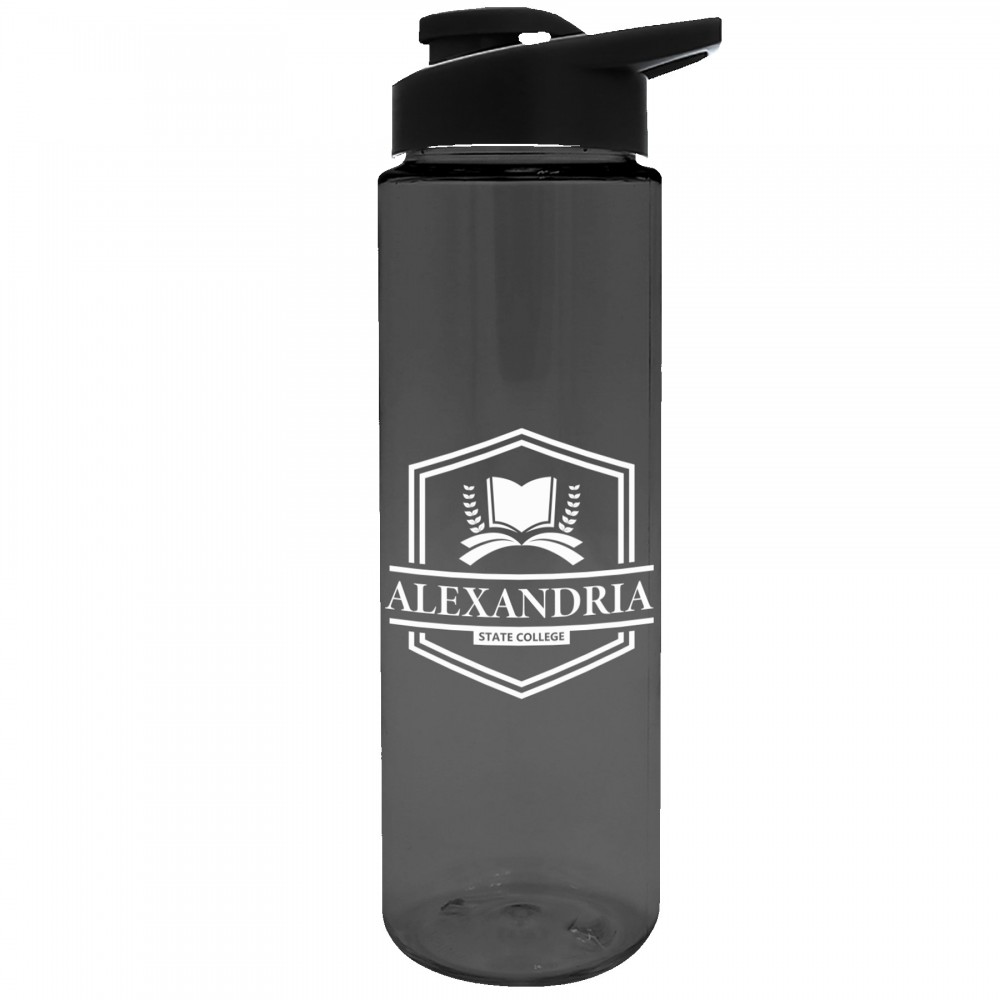 Custom Freedom Bottle - 28 oz.Transparent Tritan Bottle with Drink Thru Lid