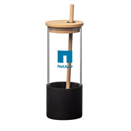 Shanti Borosilicate Tumbler - 17oz with Logo