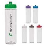 25 Oz Ek Clear Water Bottle with Logo