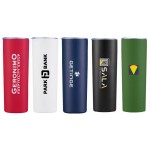 20oz Travel Stainless Steel Vacuum Insulated tumbler w/lid with Logo