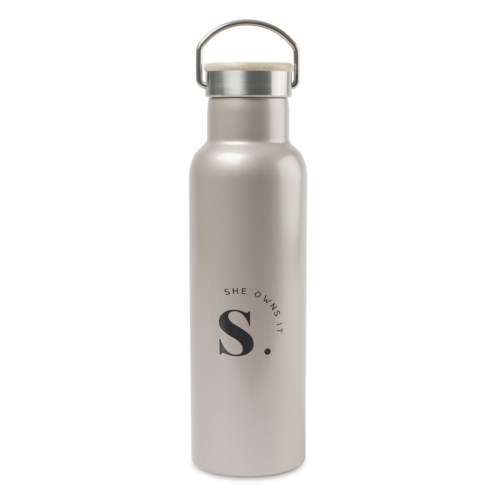 Promotional Aviana Metallics Double Wall Stainless Steel Bottle - 20 Oz. - Champagne