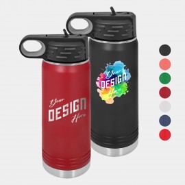 20 oz Polar Camel Stainless Steel Insulated Water Bottle with Logo  20 oz Polar Camel Stainless Steel Insulated Water Bottle with Logo