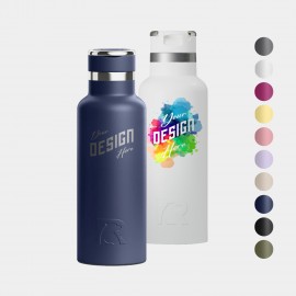 Personalized 16 oz RTIC Leak-Resistant Ceramic Lined Journey Water Bottle w/ Straw Lid