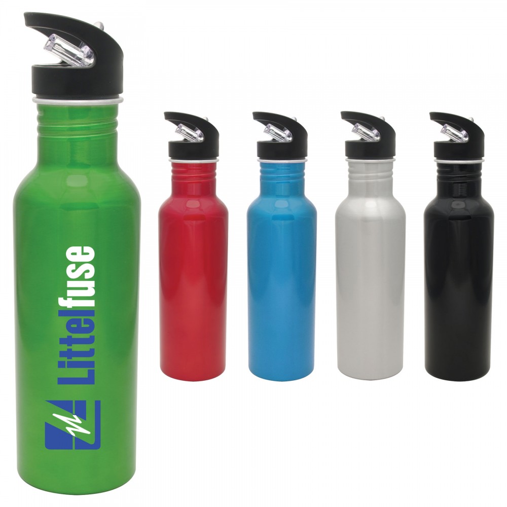 27 Oz. Aluminum Hiker Collection Water Bottle with Logo 27 Oz. Aluminum Hiker Collection Water Bottle with Logo